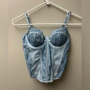 Garage Women’s Light Blue Corset Top